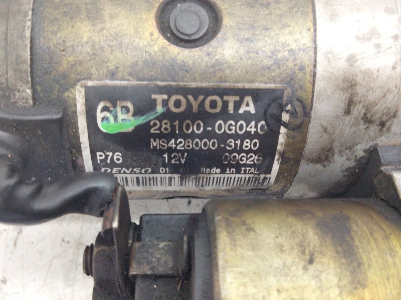 Recambio de motor arranque para toyota avensis (_t25_) 2.2 d-4d (adt251_) referencia OEM IAM 2723374  