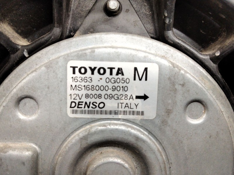 Recambio de electroventilador para toyota avensis (_t25_) 2.2 d-4d (adt251_) referencia OEM IAM   