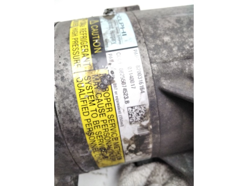 Recambio de compresor aire acondicionado para renault megane ii berlina 5p 1.5 dci diesel referencia OEM IAM 8200316164 08255074
