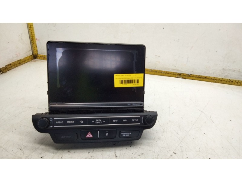 Recambio de pantalla multifuncion para kia proceed combi van (cd) 1.4 t-gdi referencia OEM IAM IAH8412CDNG  