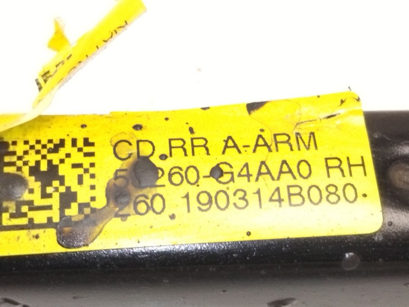 Recambio de brazo suspension inferior trasero derecho para kia proceed combi van (cd) 1.4 t-gdi referencia OEM IAM 5260G4AA0  