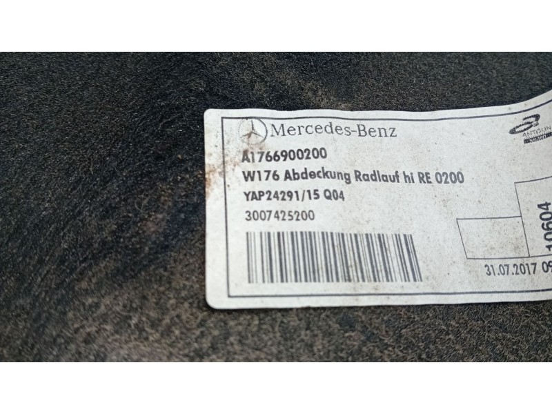 Recambio de paso rueda trasero derecho para mercedes-benz clase a (w176) a 200 cdi / d (176.008) referencia OEM IAM   