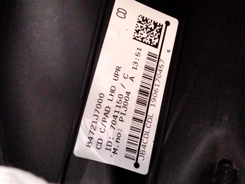 Recambio de salpicadero para kia proceed combi van (cd) 1.4 t-gdi referencia OEM IAM 84721J7000  