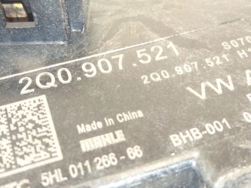 Recambio de resistencia calefaccion para seat arona style edition referencia OEM IAM 2Q0907521  