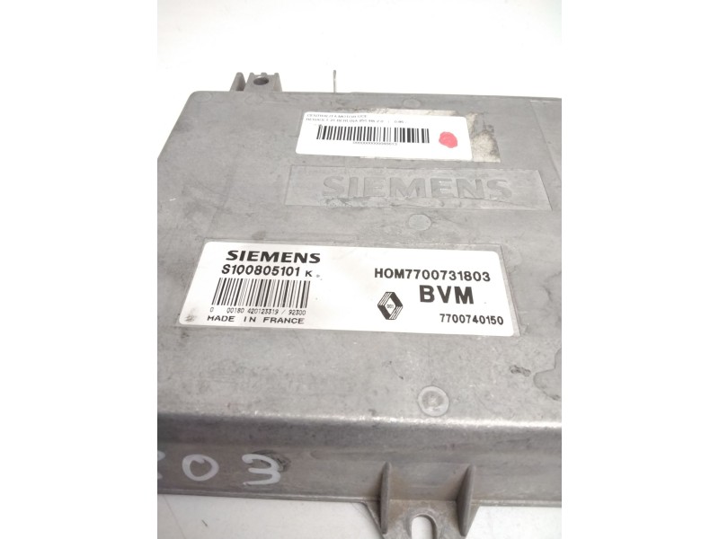 Recambio de centralita motor uce para renault 21 berlina (b/l48) 2.0 referencia OEM IAM S100805101K 7700731803 7700740150