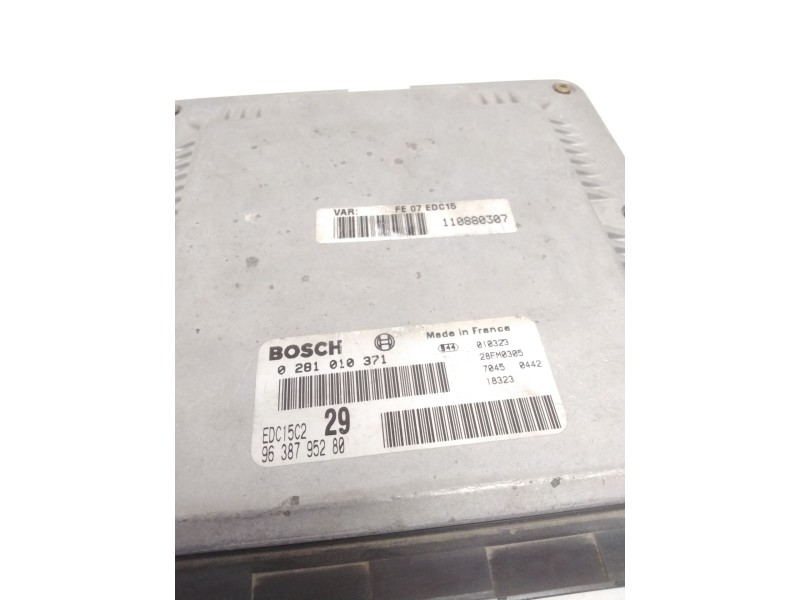 Recambio de centralita motor uce para citroën c5 i (dc_) 2.2 hdi (dc4hxb, dc4hxe) referencia OEM IAM 0281010371 28FM0305 9638795
