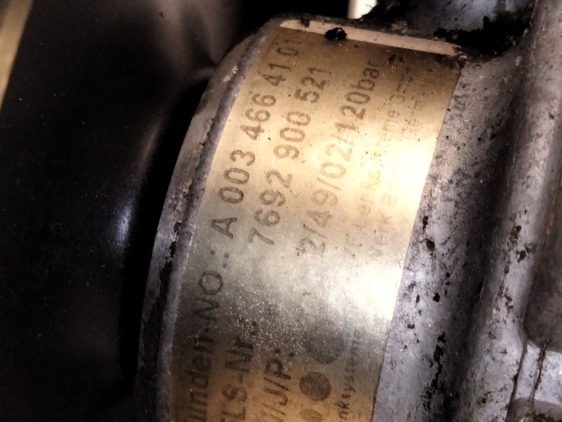 Recambio de bomba direccion para mercedes-benz clase c (w204) c 180 cdi (204.000) referencia OEM IAM A0034664101  