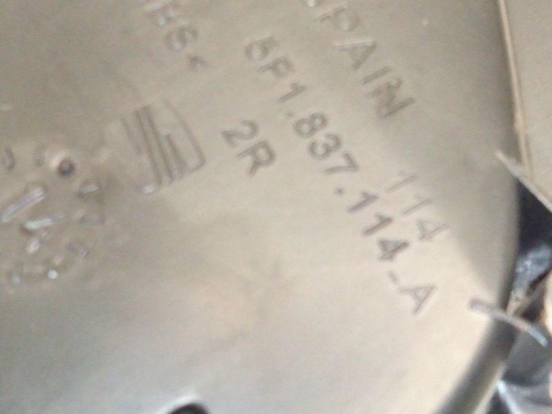 Recambio de maneta interior delantera derecha para seat leon (5f1) 2.0 cupra referencia OEM IAM 5F1837114  