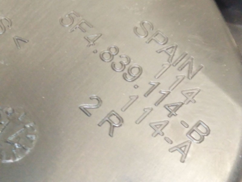 Recambio de maneta interior trasera derecha para seat leon (5f1) 2.0 cupra referencia OEM IAM 5F4839114  