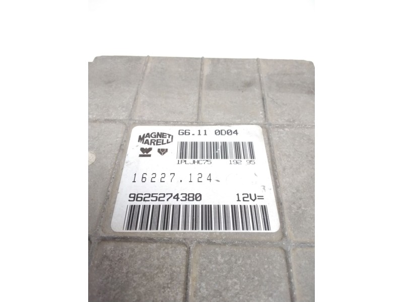 Recambio de centralita motor uce para peugeot 106 (s1) 1.4 referencia OEM IAM 9625274380 G6110D04 16227124