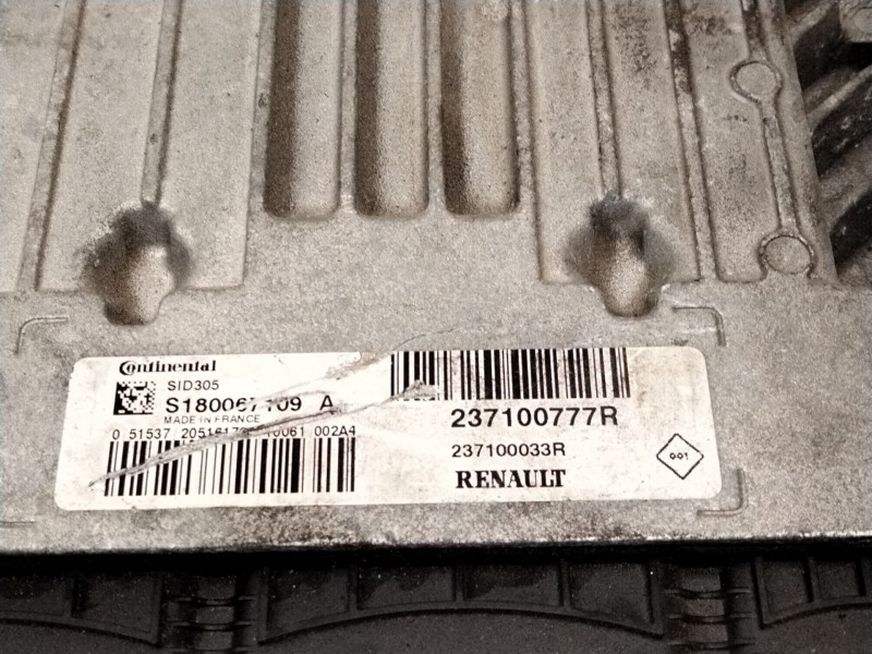 Recambio de centralita motor uce para renault megane iii fastback (bz0/1_, b3_) 1.5 dci referencia OEM IAM 237100777R  