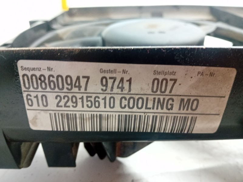 Recambio de electroventilador para opel insignia a (g09) 2.0 cdti (68) referencia OEM IAM 22915610  