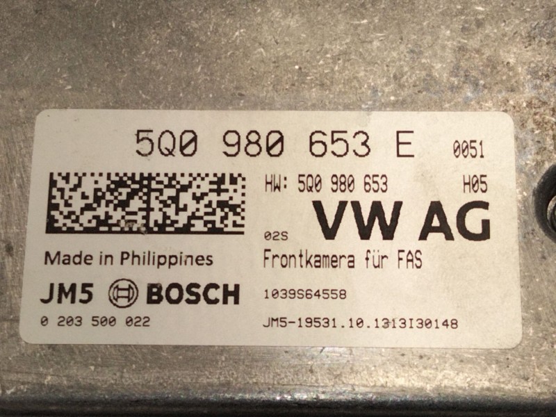 Recambio de camara delantera para seat leon (5f1) 2.0 cupra referencia OEM IAM 5Q0980653  