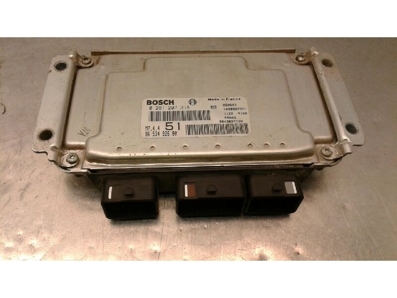 Recambio de centralita motor uce para citroën xsara picasso 1.6 16v sx top referencia OEM IAM 0261207318 9653492680 1039S07991