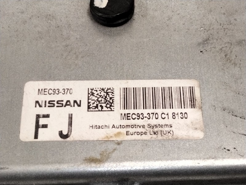 Recambio de centralita motor uce para nissan qashqai / qashqai +2 i (j10, nj10, jj10e) 2.0 referencia OEM IAM MEC93370  