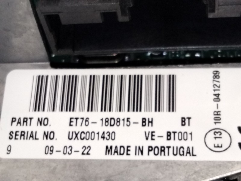 Recambio de sistema audio / radio cd para ford transit courier referencia OEM IAM ET7618D815  