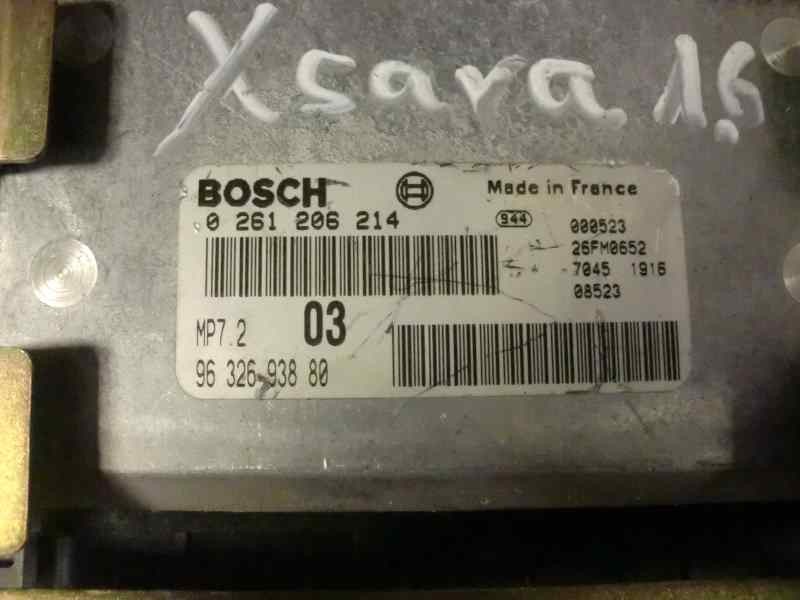 Recambio de centralita motor uce para citroën xsara berlina 1.6 referencia OEM IAM 0261206214 9632693880 BOSCH