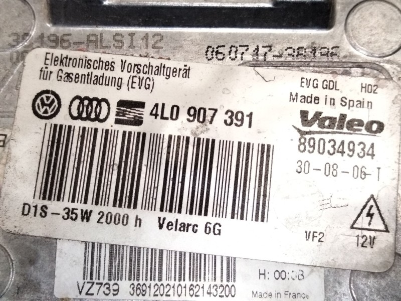 Recambio de centralita faros xenon para audi q7 (4lb) 3.0 tdi quattro referencia OEM IAM 4L0907391  