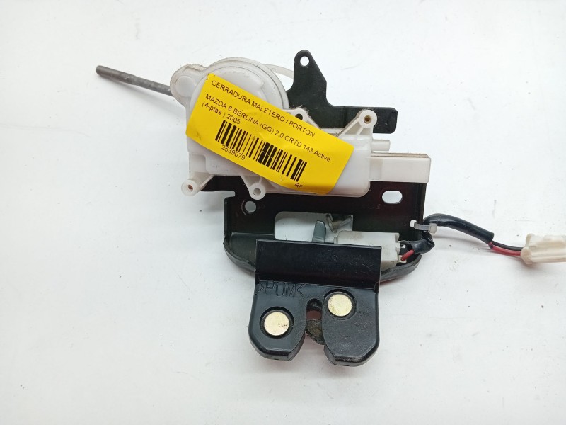Recambio de cerradura maletero / porton para mazda 6 berlina (gg) 2.0 crtd 143 active (4-ptas.) referencia OEM IAM   