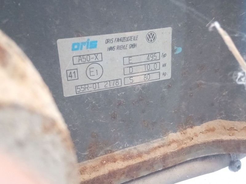 Recambio de refuerzo paragolpes trasero para volkswagen golf vii sportsvan advance bluemotion tech referencia OEM IAM 55R012178 