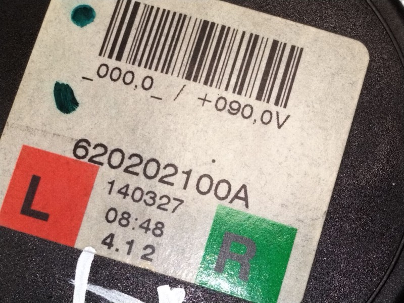 Recambio de cinturon seguridad trasero izquierdo para mini mini countryman (r60) one d referencia OEM IAM   