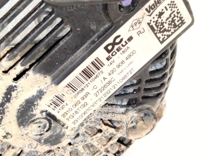 Recambio de alternador para renault clio v (b7_) 1.5 blue dci 100 (b7ad) referencia OEM IAM 231006293R  