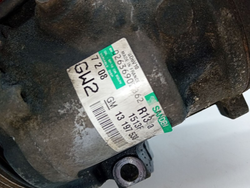 Recambio de compresor aire acondicionado para opel combo furgoneta/monovolumen 1.3 cdti 16v referencia OEM IAM 13197538  