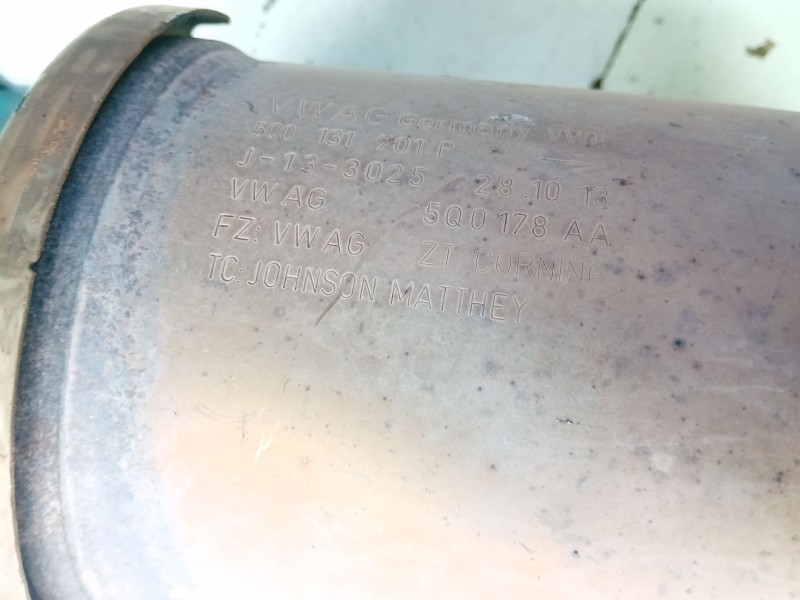 Recambio de catalizador para seat leon (5f1) 2.0 cupra referencia OEM IAM 5Q0131701P  