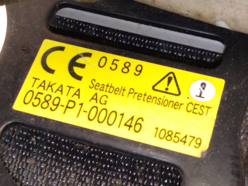Recambio de cinturon seguridad delantero izquierdo para mazda 3 (bm, bn) 2.2 d referencia OEM IAM 0589P1000146  