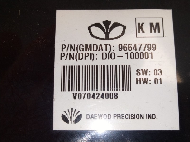 Recambio de pantalla multifuncion para chevrolet epica (kl1_) 2.0 d referencia OEM IAM 96647799  