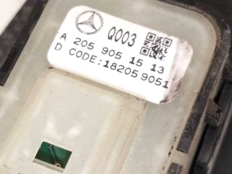 Recambio de mando elevalunas delantero derecho para mercedes-benz vito furgón (w447) 111 cdi (447.601, 447.603, 447.605) referen