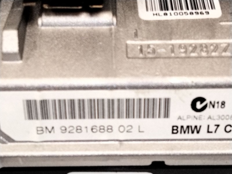 Recambio de pantalla multifuncion para bmw 3 (f30, f80) 318 d referencia OEM IAM 9281688  