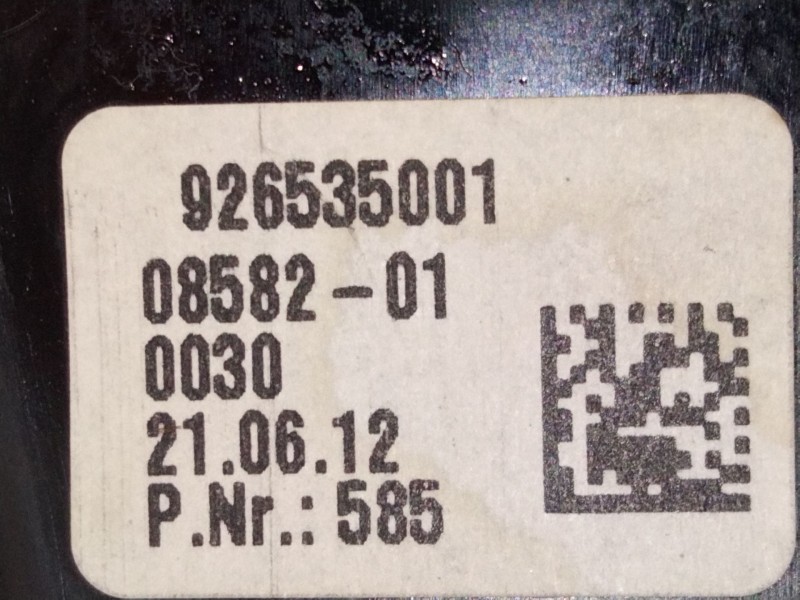 Recambio de aireador trasero central para bmw 3 (f30, f80) 318 d referencia OEM IAM 926535001  