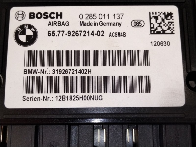 Recambio de unidad de control para bmw 3 (f30, f80) 318 d referencia OEM IAM 9267214 0285011137 