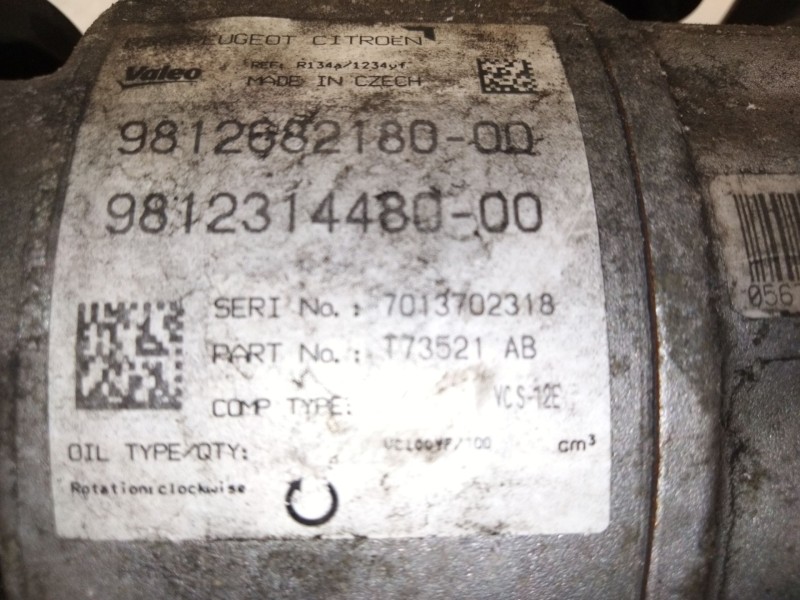 Recambio de compresor aire para peugeot 308 ii (lb_, lp_, lw_, lh_, l3_) 1.2 thp 130 referencia OEM IAM   