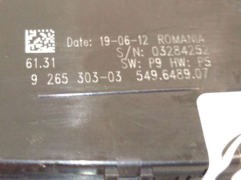 Recambio de mando luces para bmw 3 (f30, f80) 318 d referencia OEM IAM 9265303  