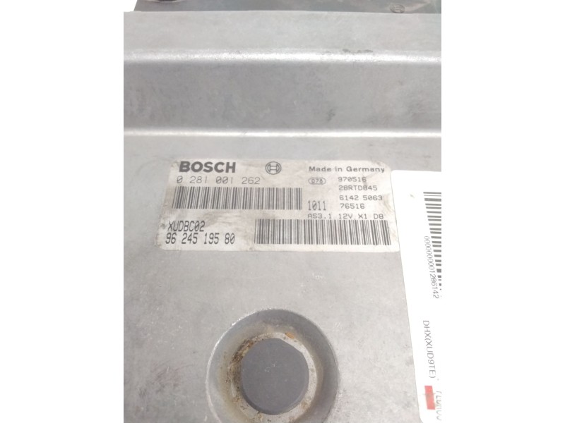 Recambio de centralita motor uce para peugeot 406 berlina (s1/s2) srdt referencia OEM IAM 0281001262 9624519580 