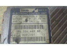 Recambio de centralita motor uce para peugeot 406 berlina (s1/s2) 2.1 turbodiesel cat referencia OEM IAM 9630466980 R04010028B 8 2
