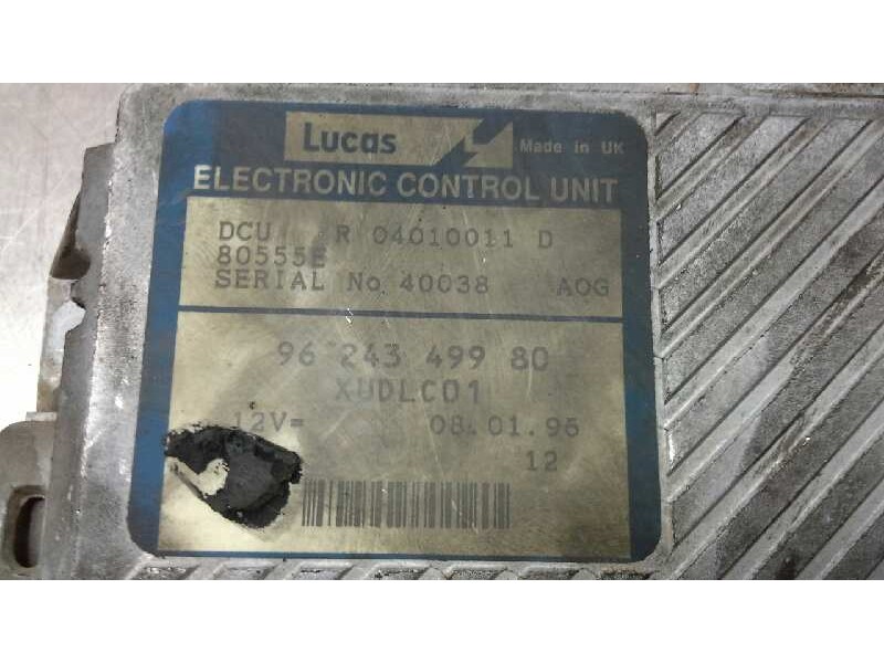 Recambio de centralita motor uce para peugeot 406 berlina (s1/s2) stdt referencia OEM IAM 9624349980 R04010011 80555E