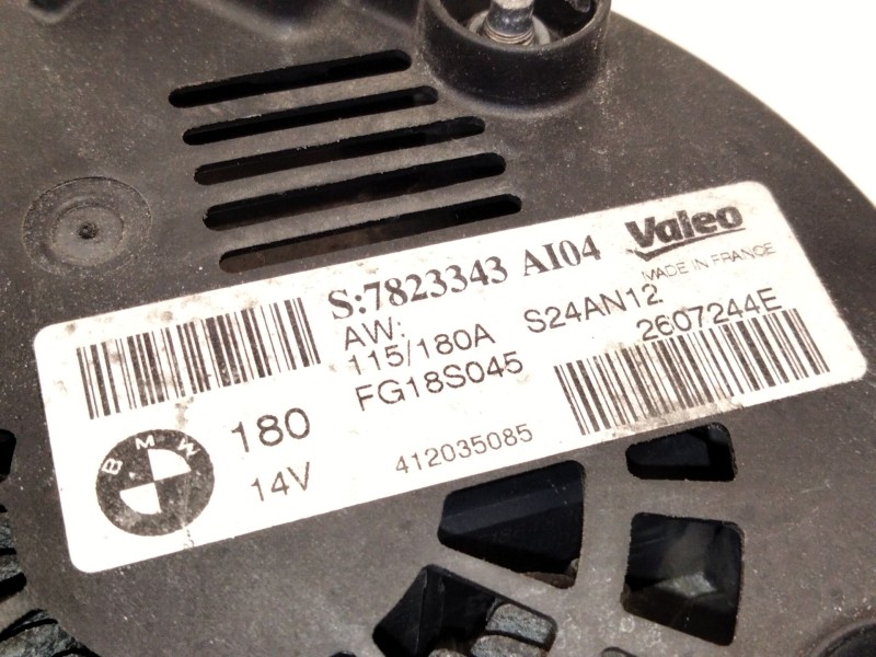 Recambio de alternador para bmw 3 (f30, f80) 318 d referencia OEM IAM 7823343  