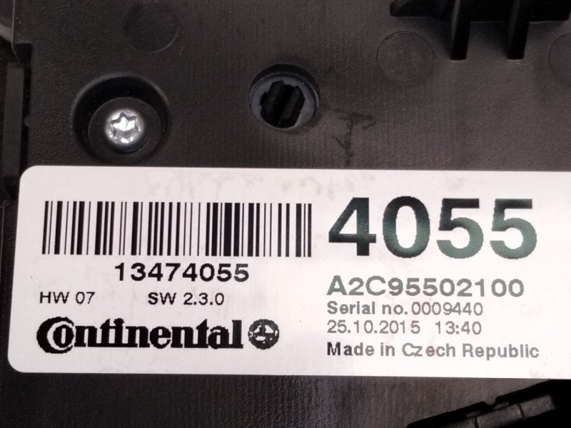 Recambio de mando calefaccion / aire acondicionado para opel zafira tourer c (p12) 2.0 biturbo cdti (75) referencia OEM IAM 1347