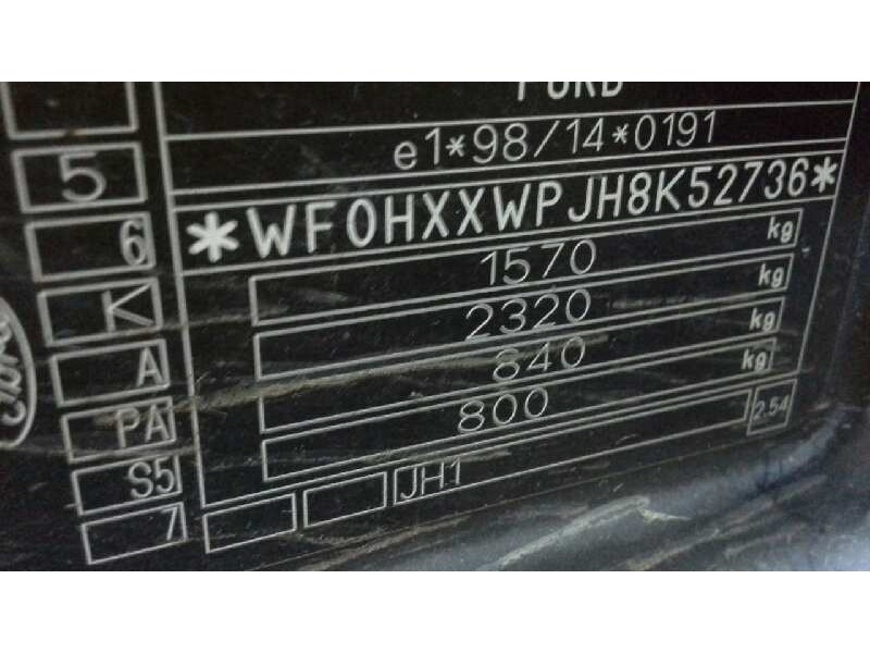 ford fiesta (cbk) del año 2002