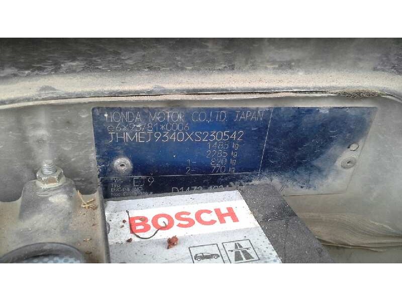 honda civic berlina 3/4 (ej/ek) del año 1999