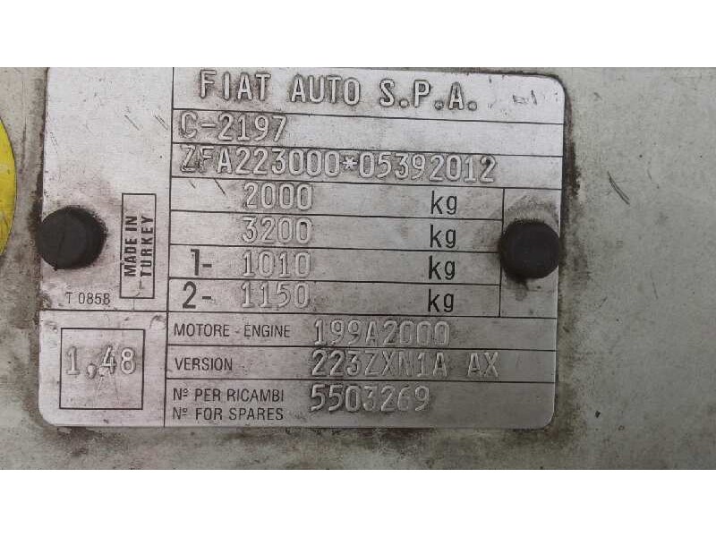 fiat doblo (119) del año 2006