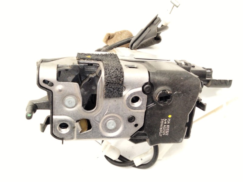 Recambio de cerradura puerta trasera izquierda para peugeot 3008 monospace (0u_) 1.6 hdi referencia OEM IAM 833322  