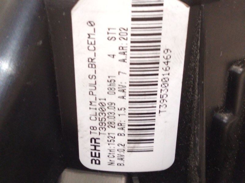 Recambio de motor calefaccion para peugeot 3008 monospace (0u_) 1.6 hdi referencia OEM IAM T3953001  