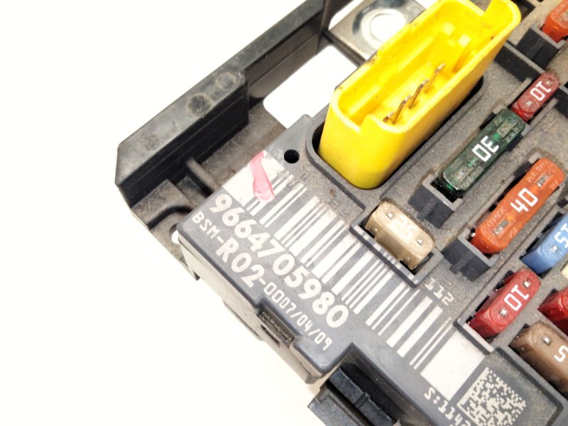 Recambio de centralita bsm para peugeot 3008 monospace (0u_) 1.6 hdi referencia OEM IAM 9664705980  