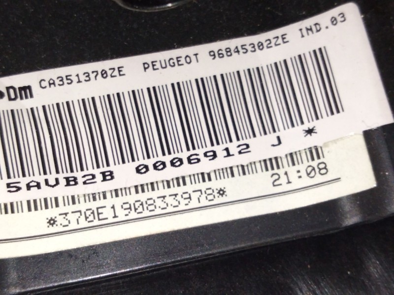 Recambio de kit airbag para peugeot 3008 monospace (0u_) 1.6 hdi referencia OEM IAM   