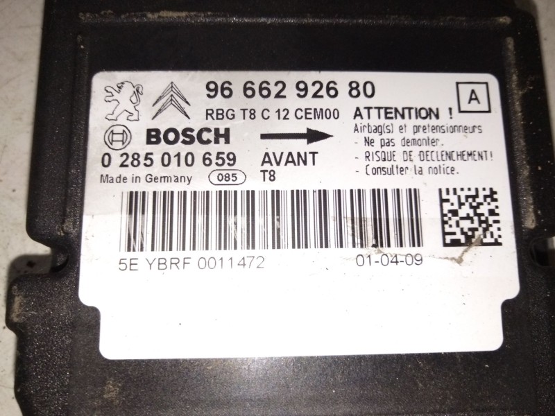 Recambio de kit airbag para peugeot 3008 monospace (0u_) 1.6 hdi referencia OEM IAM   