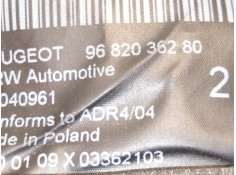 Recambio de cinturon seguridad trasero izquierdo para peugeot 3008 monospace (0u_) 1.6 hdi referencia OEM IAM 9682036280   2
